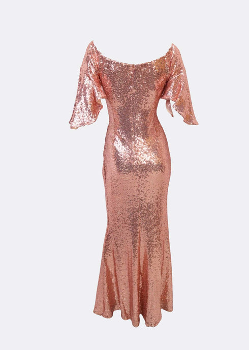Metamorphosis Sequin Gown